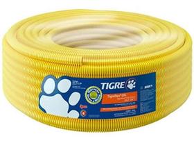 Conduite Amarelo Tigre Flex 32mm 1 Rolo 25m Corrugado Elet Conduite Amarelo Tigre Flex 32mm 1 Rolo 25m Corrugado Elet