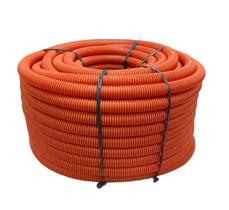Conduíte Corrugado 3/4 50m Laranja Construção Reforçada