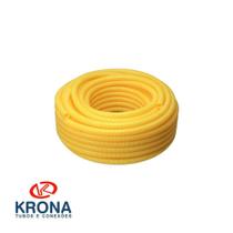Conduite corrugado 3/4"x10m amarelo krona