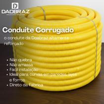Conduite Corrugado 3x4 25 Metros Amarelo Conduite Corrugado 3x4 25 Metros Amarelo