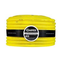 Conduíte Corrugado Adtex Amarelo 3/4 Pol (25mm) Rolo 50m