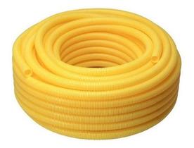 Conduite Corrugado Amarelo De 3/4 25mm Rolo C/ 50 Metros