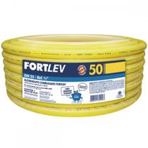 Conduite Corrugado Amarelo.Fortlev 3/4 Rl/50