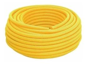 Conduite Corrugado De 1/2" 20mm Amarelo 50 Metros - Adtex