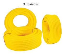 Conduite Corrugado De 3/4 Amarelo 150 Metros -