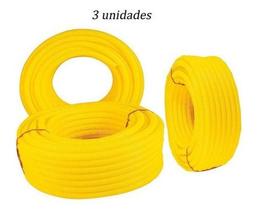 Conduite Corrugado De 3/4 Amarelo 150 Metros - Conduite Corrugado De 3/4 Amarelo 150 Metros -