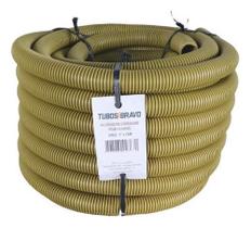 Conduíte Corrugado Eletr. Amarelo 1 X 25 M - Dn 32 - Pead