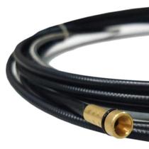 Conduíte Guia Para Tocha Mig Mag 4,5 Metros Para Arame 0,8mm A 1,0mm Preto
