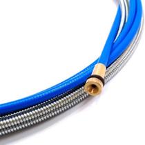Conduíte Guia Para Tocha Mig Mag 4,5 Metros Para Arame 1,0mm A 1,2mm Azul