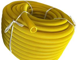 Conduite Resistente 50 metros - Amarelo 3/4 corrugado
