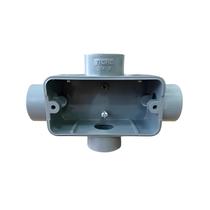 Condulet Tigre Tipo X 3/4 PVC Cinza Com Rosca S/ Placa Condulet Tigre Tipo X 3/4 PVC Cinza Com Rosca S/ Placa