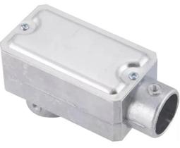 Condulete aluminio lr 1.1/2 pol c/ tampa c/v sem rosca