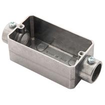 Condulete Caixa de Derivação Tipo C 2 Saídas 3/4 Alumínio Fixa Condulete Caixa de Derivação Tipo C 2 Saídas 3/4 Alumínio Fixa