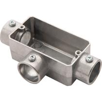 Condulete Caixa de Derivação Tipo T 3 Saídas 3/4 Alumínio Fixa