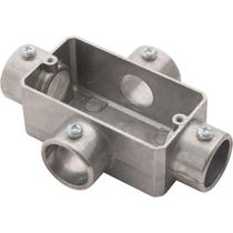 Condulete Derivação Tipo X 4 Saídas 3/4 Alumínio Montável Condulete Derivação Tipo X 4 Saídas 3/4 Alumínio Montável