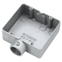 Condulete duplo 3/4" tipo "ED" - sem tampa / rosca BSP / com pintura eletrostática a pó Condulete duplo 3/4" tipo "ED" - sem tampa / rosca BSP / com pintura eletrostática a pó