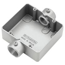 Condulete Duplo Tipo ""CD"" sem Tampa e Rosca BSP de 3/4"" Polegadas - 56111002 - TRAMONTINA