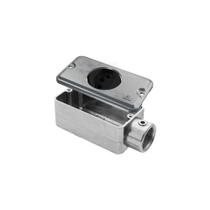 Condulete E+Tampa 1Mod Redondo Wetzel+1Mod Tomada Transmóbil