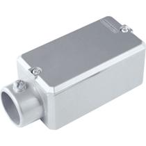 Condulete fixo 1.1/2" tipo "E" - com tampa / sem rosca / com pintura eletrostática a pó