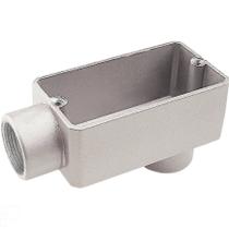 Condulete fixo 1.1/2" tipo "LB" - com tampa / sem rosca / sem pintura