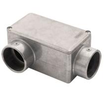 Condulete fixo 1.1/2" tipo "LR" - com tampa / sem rosca / sem pintura