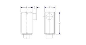 Condulete Fixo 1.1/4 Ll Tampa S/rosca S/pint Tramon 56104314