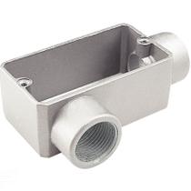 Condulete fixo 1.1/4" tipo "LR" - com tampa / rosca BSP / com pintura eletrostática a pó Condulete fixo 1.1/4" tipo "LR" - com tampa / rosca BSP / com pintura eletrostática a pó