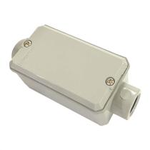 Condulete fixo 1/2" tipo "C" - com tampa / rosca NPT / com pintura eletrostática a pó