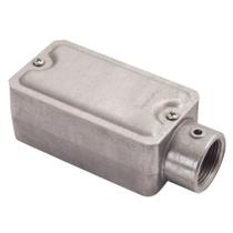 Condulete fixo 1/2" tipo "E" - com tampa / rosca BSP / sem pintura