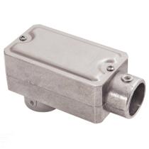 Condulete fixo 1/2" tipo "LB" - com tampa / sem rosca / sem pintura Condulete fixo 1/2" tipo "LB" - com tampa / sem rosca / sem pintura