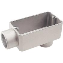 Condulete fixo 1/2" tipo "LB" - sem tampa / rosca BSP / com pintura eletrostática a pó Condulete fixo 1/2" tipo "LB" - sem tampa / rosca BSP / com pintura eletrostática a pó