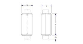 Condulete Fixo 1 Lb Tampa S/rosca S/pint Tramonti 56103033