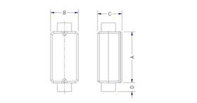 Condulete Fixo 1 Tipo Ll Tampa Rosca Bsp S-pintur 56104023