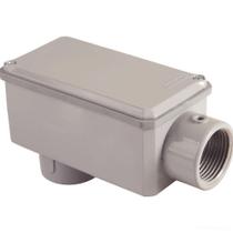 Condulete Fixo 1" Tipo Ll Tramontina Com Tampa E Rosca Npt Com Pintura Eletrostática A Pó Tramontina