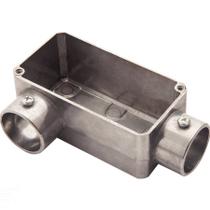 Condulete fixo 1" tipo "LR" - sem tampa / sem rosca / sem pintura