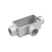 Condulete fixo 1" tipo "T" - sem tampa / rosca BSP / com pintura eletrostática a pó