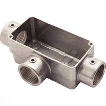 Condulete fixo 1" tipo "T" - sem tampa / rosca BSP / sem pintura