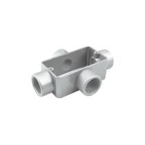 Condulete fixo 1" tipo "X" - sem tampa / rosca BSP / sem pintura Condulete fixo 1" tipo "X" - sem tampa / rosca BSP / sem pintura
