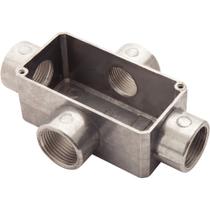 Condulete fixo 1" tipo "X" - sem tampa / rosca BSP / sem pintura Condulete fixo 1" tipo "X" - sem tampa / rosca BSP / sem pintura