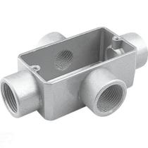 Condulete Fixo 1" Tipo "x" - Sem Tampa / Sem Rosca / Com Pintura Eletrostática A Pó Tramontina