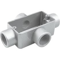 Condulete fixo 1" tipo "X" - sem tampa / sem rosca / sem pintura Condulete fixo 1" tipo "X" - sem tampa / sem rosca / sem pintura