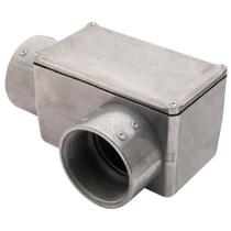Condulete fixo 2.1/2" tipo "LL" - com tampa / rosca BSP / sem pintura Condulete fixo 2.1/2" tipo "LL" - com tampa / rosca BSP / sem pintura