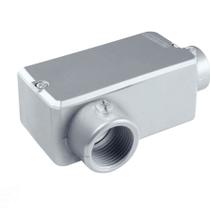 Condulete fixo 2.1/2" tipo "LR" - com tampa / sem rosca / com pintura eletrostática a pó