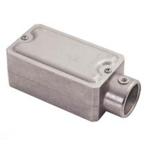 Condulete fixo 3/4" tipo "E" - com tampa / sem rosca / sem pintura