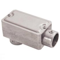 Condulete fixo 3/4" tipo "LB" - com tampa / sem rosca / sem pintura