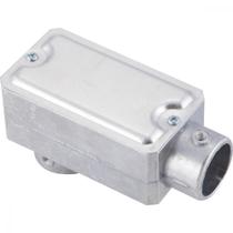 Condulete fixo 3/4" tipo "LB" - com tampa / sem rosca / sem pintura