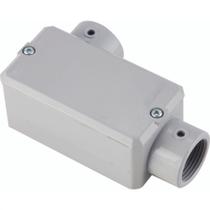 Condulete fixo 3/4" tipo "LL" - com tampa / rosca BSP / com pintura eletrostática a pó