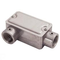 Condulete fixo 3/4" tipo "LR" - com tampa / rosca BSP / sem pintura Condulete fixo 3/4" tipo "LR" - com tampa / rosca BSP / sem pintura
