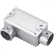 Condulete fixo 3/4" tipo "LR" - com tampa / sem rosca / sem pintura