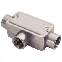 Condulete Fixo 3/4" Tipo "t" - Com Tampa / Rosca Bsp / Sem Pintura Tramontina